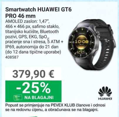 Smartwatch HUAWEI GT6 PRO 46 mm