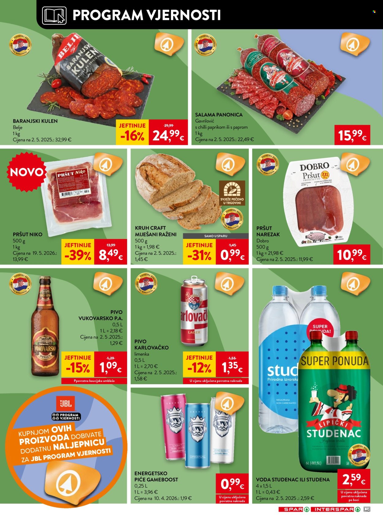 INTERSPAR katalog - 10.06.2026. - 16.06.2026. Stranica 20