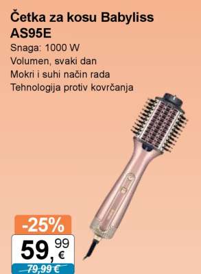 Četka za kosu Babyliss AS95E