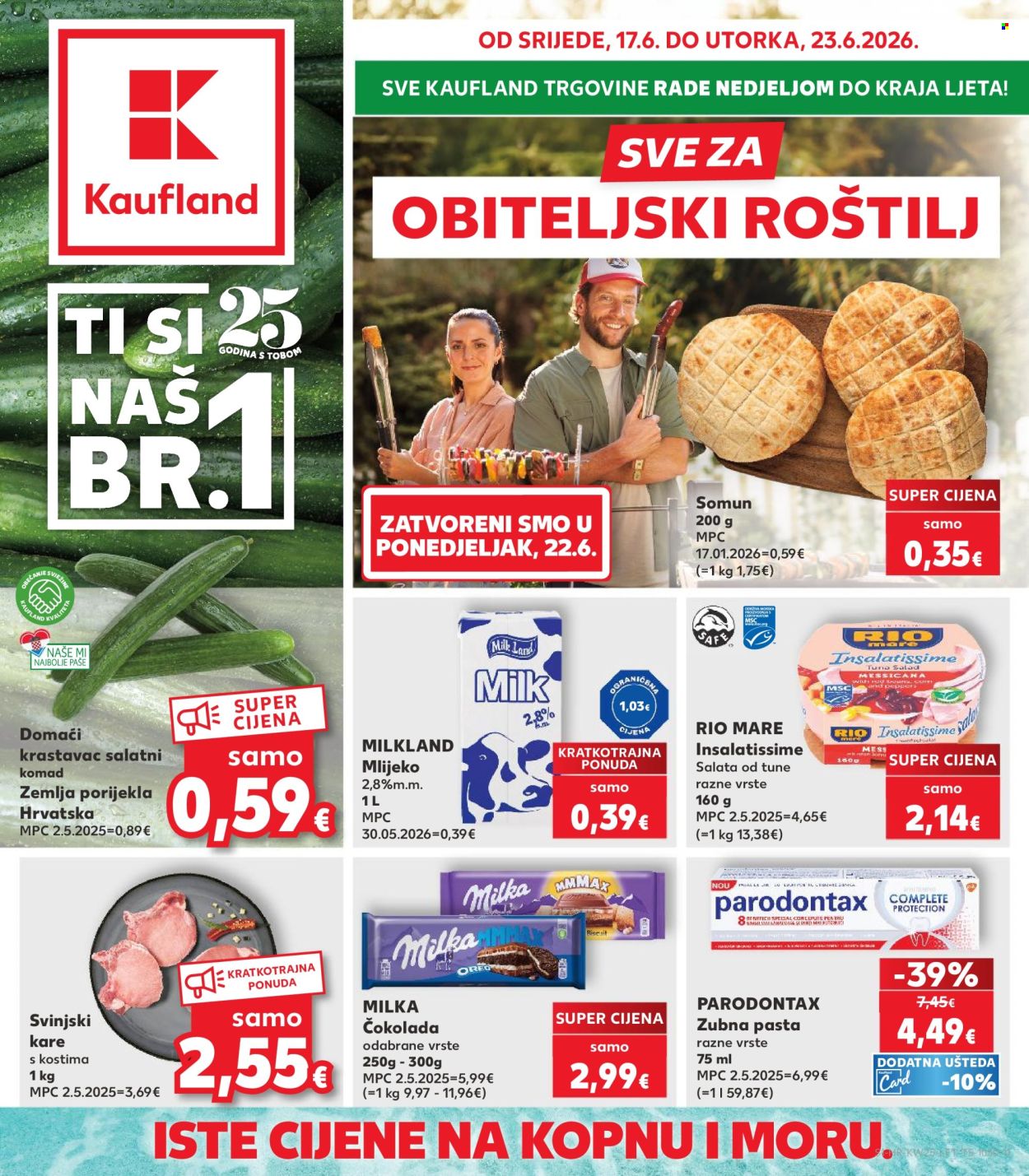 Kaufland katalog - 17.06.2026. - 23.06.2026. Stranica 1