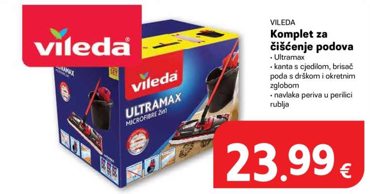 VILEDA Komplet za čišćenje podova