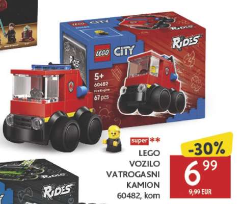 LEGO VOZILO VATROGASNI KAMION 60482, kom
