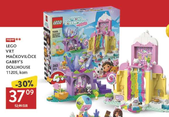LEGO VRT MAČKOVILIČICE GABBY'S DOLLHOUSE 11205, kom