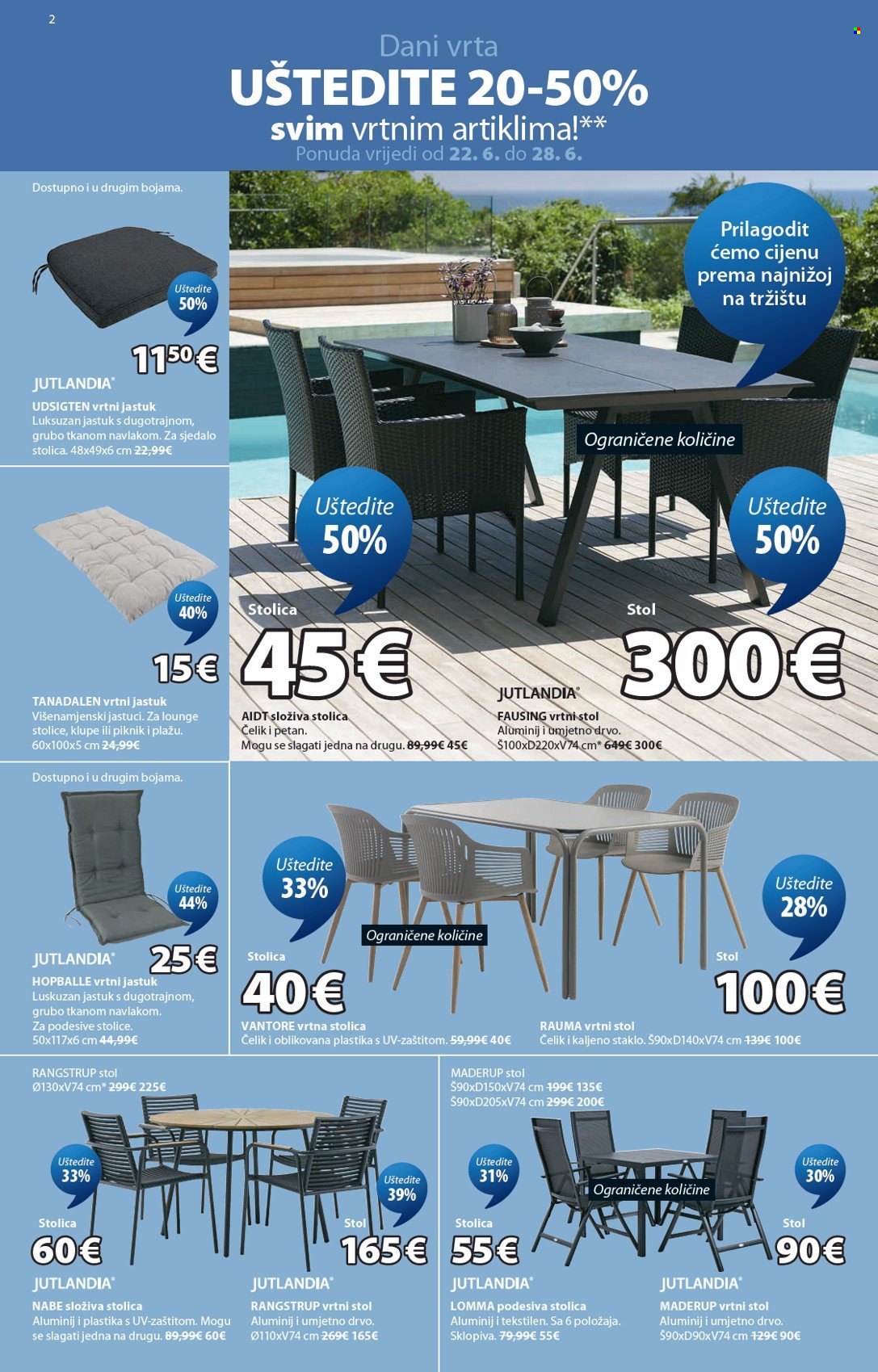JYSK katalog - 22.06.2026. - 28.07.2026. Stranica 3