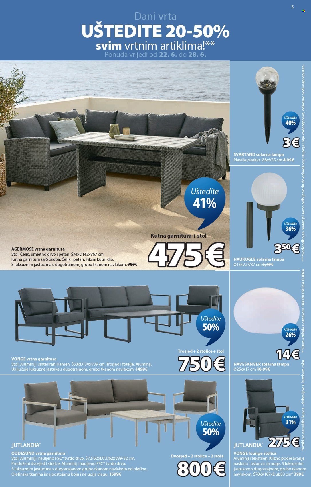 JYSK katalog - 22.06.2026. - 28.07.2026. Stranica 6