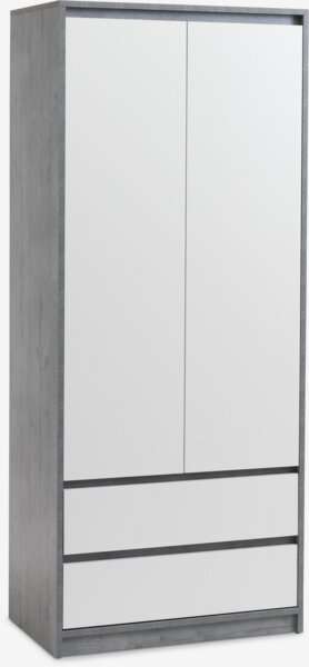 Ormar BILLUND 80x193 bijela/beton