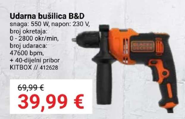 Udarna bušilica B&D
