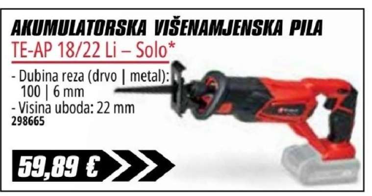 TE-AP 18/22 Li – Solo