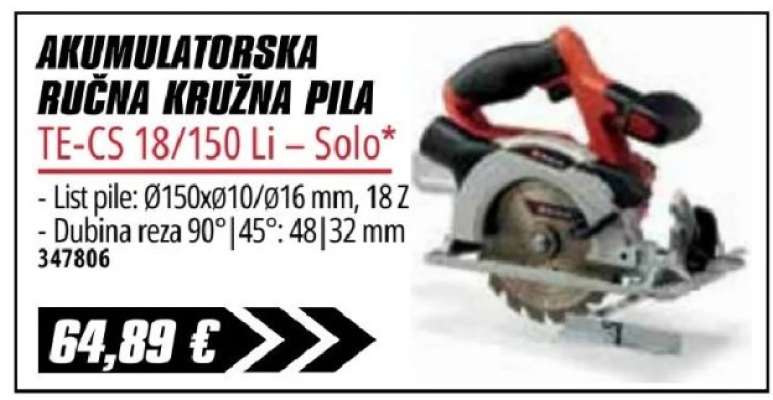 TE-CS 18/150 Li – Solo