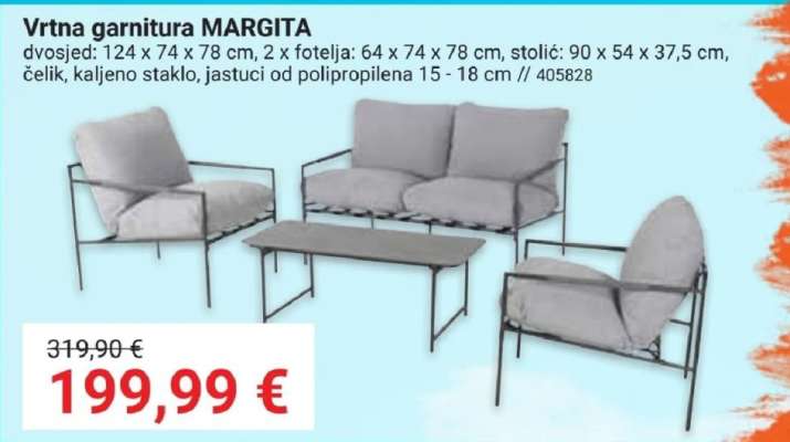 Vrtna garnitura MARGITA