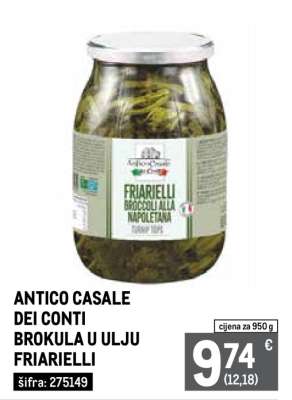 ANTICO CASALE DEI CONTI BROKULA U ULJU FRIARIELLI