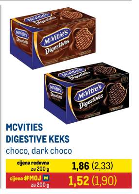 MCVITIES DIGESTIVE KEKS