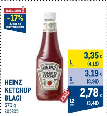 HEINZ Ketchup blagi