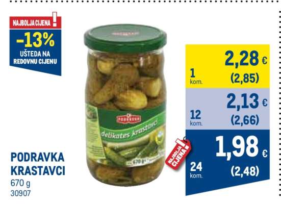 PODRAVKA Krastavci