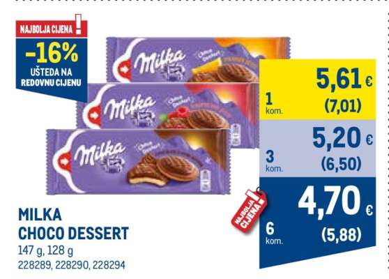 MILKA CHOCO DESSERT