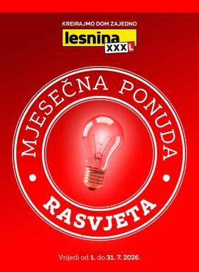 Lesnina - Mjesečna ponuda rasvjete