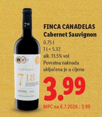 FINCA CANADELAS Cabernet Sauvignon