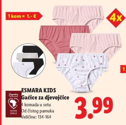 ESMARA KIDS Gaćice za djevojčice
