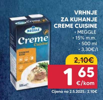 VRHNJE ZA KUHANJE CREME CUISINE