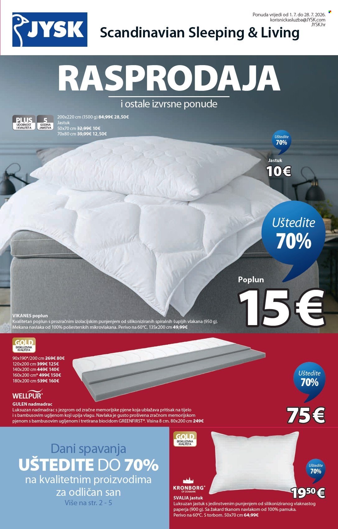 JYSK katalog - 01.07.2026. - 28.07.2026. Stranica 2