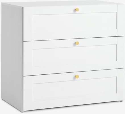 Komoda FRAMLEV 3 ladice bijela