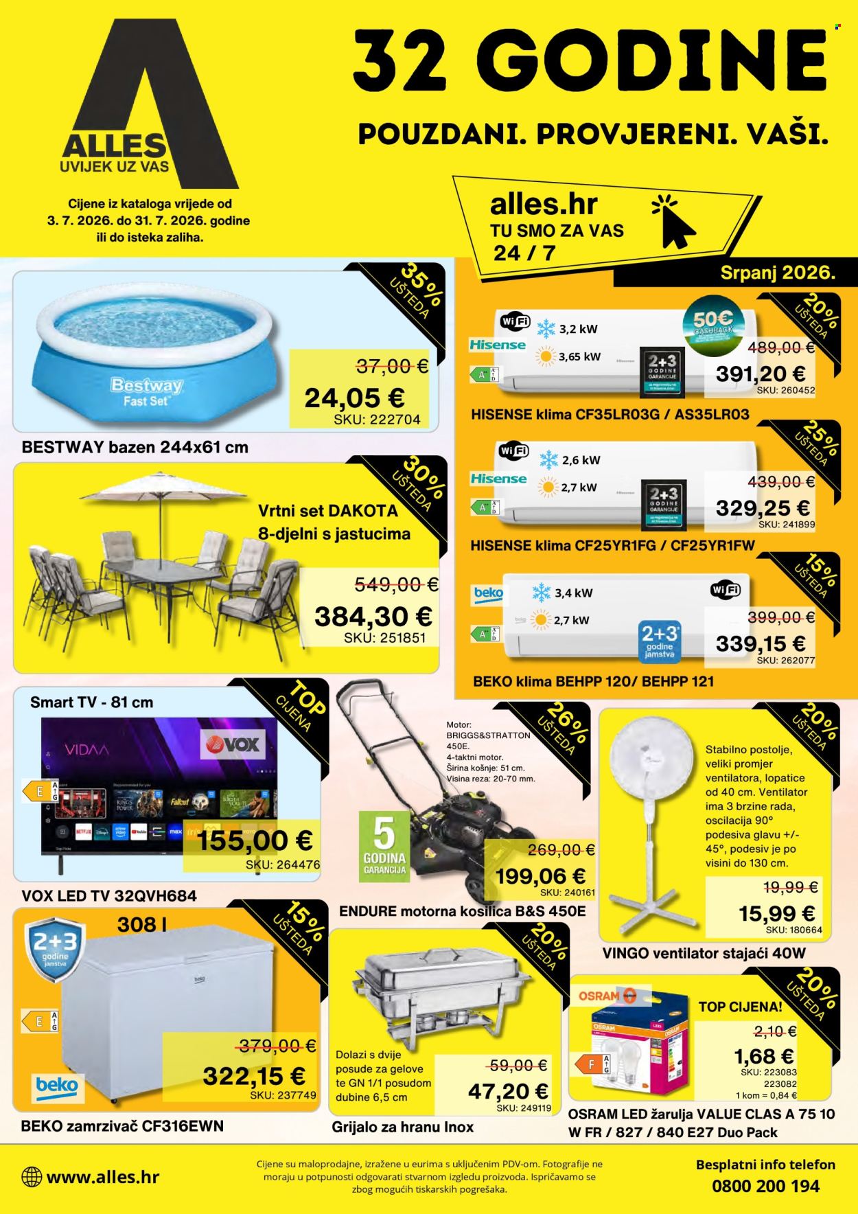 Alles katalog - 03.07.2026. - 31.07.2026. Stranica 1