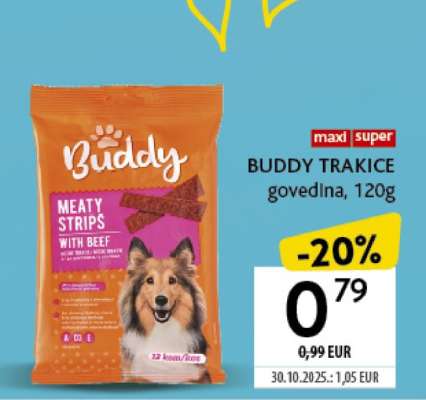 BUDDY TRAKICE govedina, 120g
