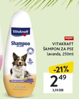 VITAKRAFT ŠAMPON ZA PSE lavanda 250ml