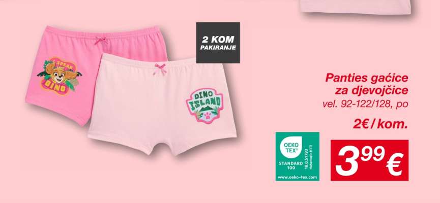 Panties gaćice za djevojčice