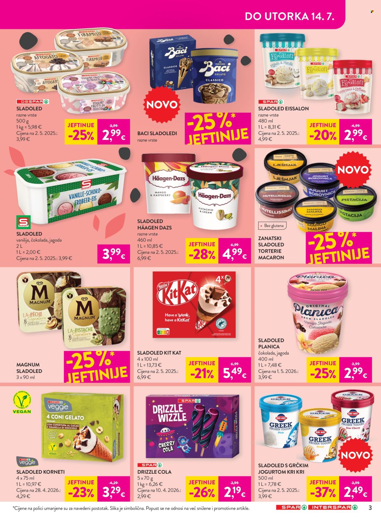 INTERSPAR katalog - 08.07.2026. - 14.07.2026. Stranica 3