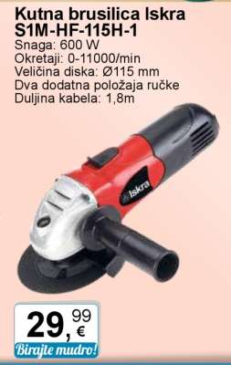 Kutna brusilica Iskra S1M- HF-115H-1
