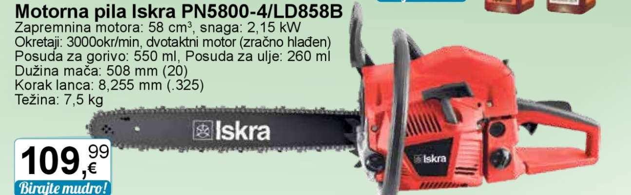 Motorna pila Iskra PN5800-4 LD858B