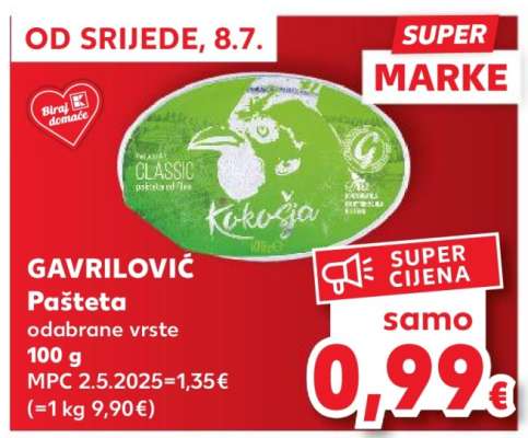 GAVRILOVIĆ Pašteta