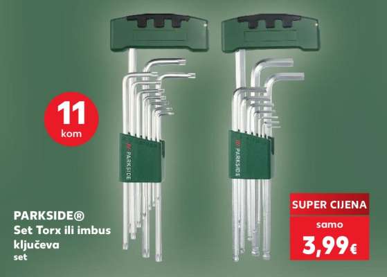 PARKSIDE® Set Torx ili imbus ključeva set