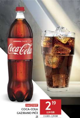 COCA COLA gazirano piće