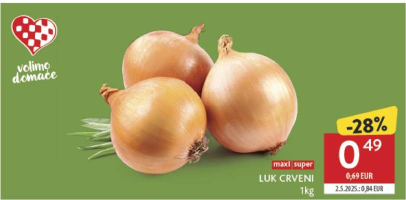 LUK CRVENI 1kg