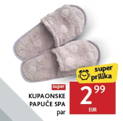 KUPAONSKE PAPUČE SPA