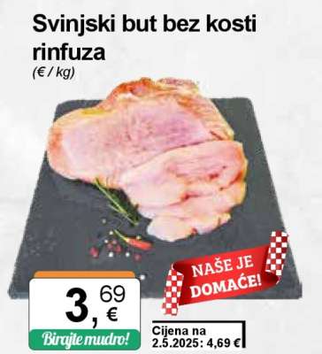 Svinjski but bez kosti, rinfuza