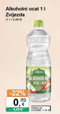 Alkoholni ocat 1 l Zvijezda