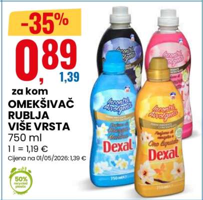 OMEKŠIVAČ RUBLJA VIŠE VRSTA