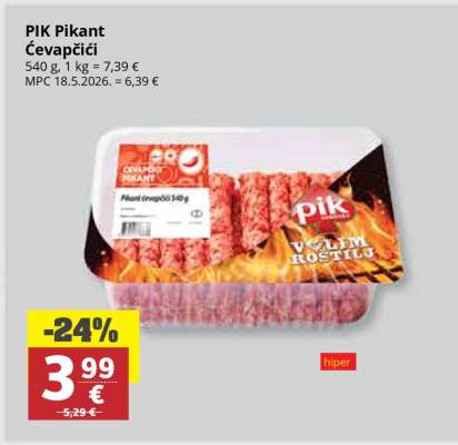 PIK Pikant Ćevapčići