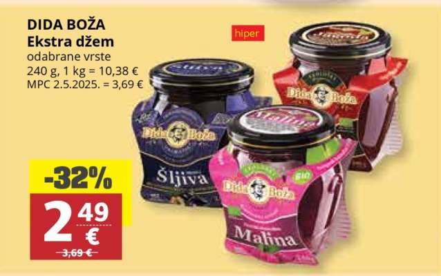 DIDA BOŽA Ekstra džem