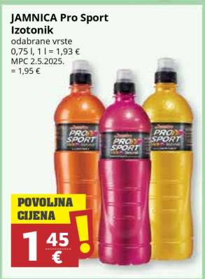 JAMNICA Pro sport izotonik