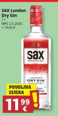 SAX London Dry Gin