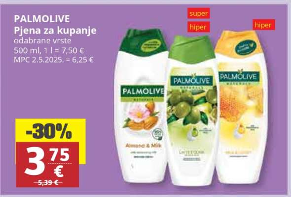 PALMOLIVE Pjena za kupanje