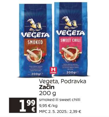 Vegeta, Podravka Začin