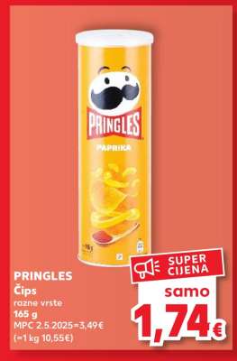 PRINGLES Čips razne vrste