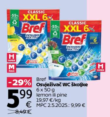 Bref Osveživač WC školjke