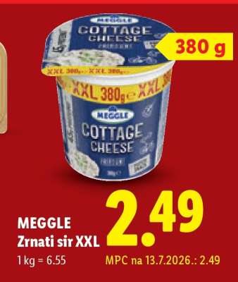 MEGGLE Zrnati sir XXL