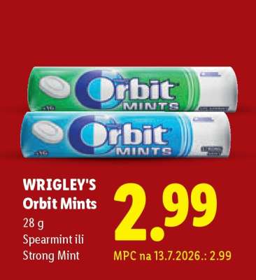 WRIGLEY'S Orbit Mints
